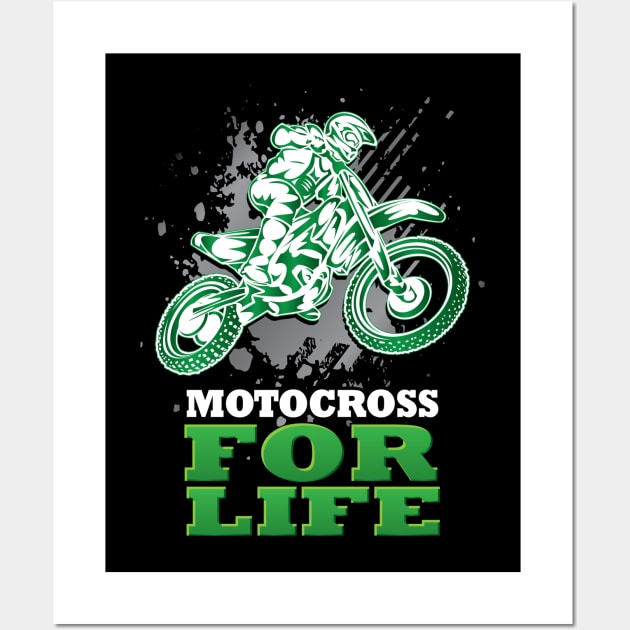 Motocross For Life Wall Art by OffRoadStyles